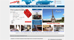 Desktop Screenshot of hostels247.com